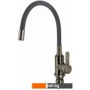 Кухонные мойки БелЭворс Mila L + смеситель W74004-9 + дозатор L405-1 (серый/сатин)