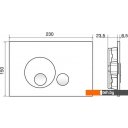 Клавиши и системы смыва OLI Globe 152954 (золотистый)