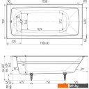 Ванны Wotte Vector 170x75 БП-э00д1472