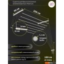 Сушилки для белья Comfort Alumin Euro Premium потолочная 7 прутьев 200 см (алюминий/белый)