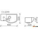 Умывальники Ceramica Nova Element CN6039R