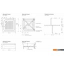 Душевые поддоны Метакам Universal S 90x90 АПS_012481 (квадратный)
