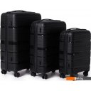 Чемоданы, сумки-тележки Pride PP9802 (S, черный)