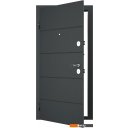 Металлические двери Guard Eva 96x205 (левая, графит/бьянко)