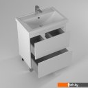 Мебель для ванных комнат Briz Тумба напольная Риччи 70 с умывальником Фостер