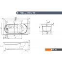 Ванны Ventospa Aqua 150x70 (с ножками и экраном)