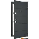 Металлические двери Guard Eva 86x205 (правая, графит/бьянко)
