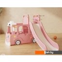 Детские спортивные комплексы и игровые площадки Sundays Автобус WJ-A10038 (розовый)