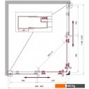 Душевые кабины BelBagno UNO-195-AH-2-120/90-P-NERO Душевые кабины BelBagno UNO-195-AH-2-120/90-P-NERO
