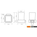 Аксессуары для ванной и туалета Bemeta Solo 139110012