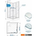Душевые кабины Метакам Universal 90x90 KKS_011749 (прозрачное стекло)
