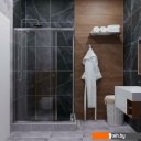 Душевые кабины Triton Вента Хром А1 100х80 без поддона (прозрачное стекло)