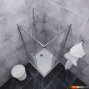 Душевые кабины Triton Вента-Блэк 80x80 (хром, с поддоном)