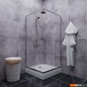 Душевые кабины Triton Вента-Блэк 80x80 (хром, с поддоном)