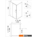 Душевые кабины Niagara NG-A80G 80x190