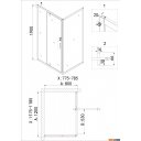 Душевые кабины Niagara NG-A80G 80x190