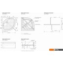 Душевые поддоны Метакам Classic V 90 АПS_013383