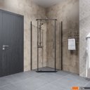 Душевые кабины Triton Дека-Блэк 90x90 (черный, без поддона)