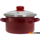 Кастрюли Эмаль 9С-202 (бордовый)