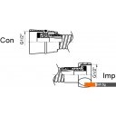 Душевые системы и гарнитуры Rubineta Imp/Konus 600026P