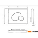 Клавиши и системы смыва WeltWasser Marberg 410 RD CR