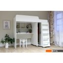 Кровати Красная звезда Р440 Капризун 5 со шкафом 180x80 (белый)