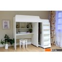 Кровати Красная звезда Р440 Капризун 5 со шкафом 180x80 (белый)