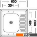 Кухонные мойки КромРус ЕС-209Б (левая) Кухонные мойки КромРус ЕС-209Б (левая)