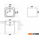 Кухонные мойки Ukinox Спектр SPM500.500-GT6K-C Кухонные мойки Ukinox Спектр SPM500.500-GT6K-C