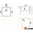 Кухонные мойки Ukinox Лофт LOB400.400-GT10P