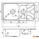 Кухонные мойки IDDIS Arro ARR78S1i77