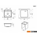 Кухонные мойки Granula ST-5001 (базальт)