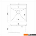 Кухонные мойки Mixline Pro 550548 (золото, с сифоном)