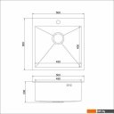 Кухонные мойки Mixline Pro 550548 (золото, с сифоном)