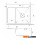 Кухонные мойки Mixline Pro 551876 правый (сатин, с сифоном)