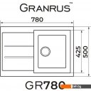 Кухонные мойки Granrus GR-780 (темно-серый)