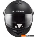 Мотошлемы LS2 FF325 Strobe Snow Solid (XXL, черный матовый)