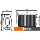 Дровяные камины, печи-камины, порталы Термофор Огонь-батарея 11 Лайт (антрацит)