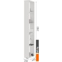 Полки, стеллажи, системы хранения Стендмебель Хелен СТЛ 01 (белый/белый)