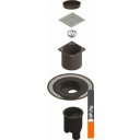 Сифоны Berges Wasserhaus Platz Uno 150x150 090070 (матовый хром)