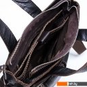 Женские и мужские сумки Poshete 196-3750-26-DBW (коричневый)