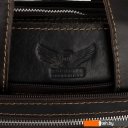 Женские и мужские сумки Poshete 196-3750-26-DBW (коричневый)