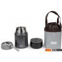 Термосы, термокружки и многоразовые стаканы Miku 780 мл (темно-серый)