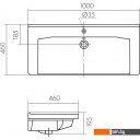 Умывальники Santek Миранда 100 1.WH30.2.249