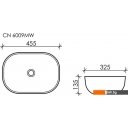Умывальники Ceramica Nova Element CN6009MW