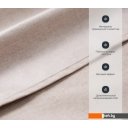 Шторки и карнизы для ванн и поддонов Home One Linen 180x200 412879 (капучино)