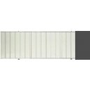 Экраны под ванну Comfort Alumin Серебряный 73x50 (торцевой)