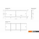 Экраны под ванну Метакам Универсал Кварт 1.48 (черный мрамор)