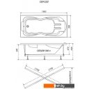 Ванны Triton Персей 190x90 (с ножками и экраном)