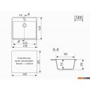 Кухонные мойки Practik PR-M 490-004 (черный оникс)